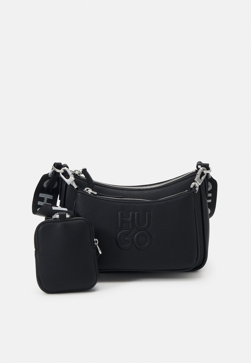 HUGO BEL CROSSBODY FLAP - Schoudertas - dark beige/taupe HUGO BEL CROSSBODY FLAP - Schoudertas - dark beige/taupe