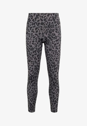 adidas Performance, JUNIOR GIRL AN AOP LEGGING - Legíny - grey four grey six black grey six