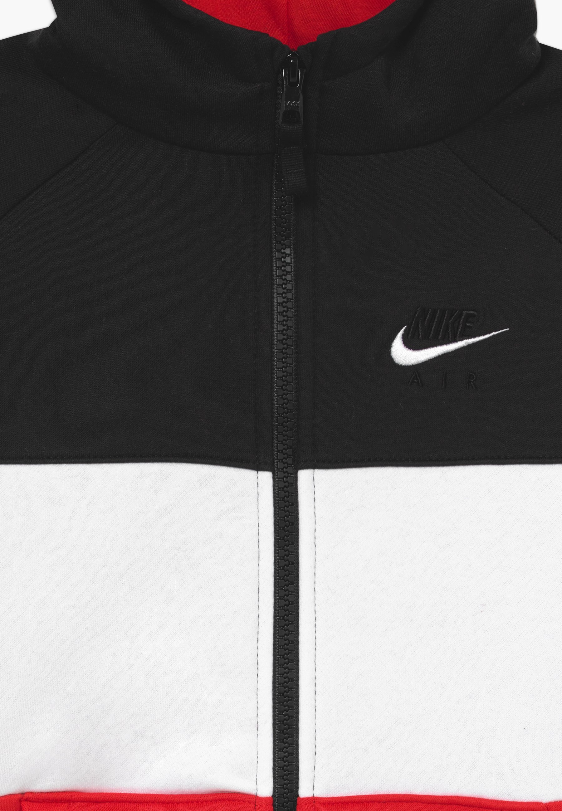 Nike Sportswear AIR Hettejakke blackuniversity red Nike Sportswear Hettejakke - black/university red