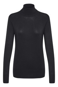 ASTRID ROLL NECK - Stickad tröja - black deep