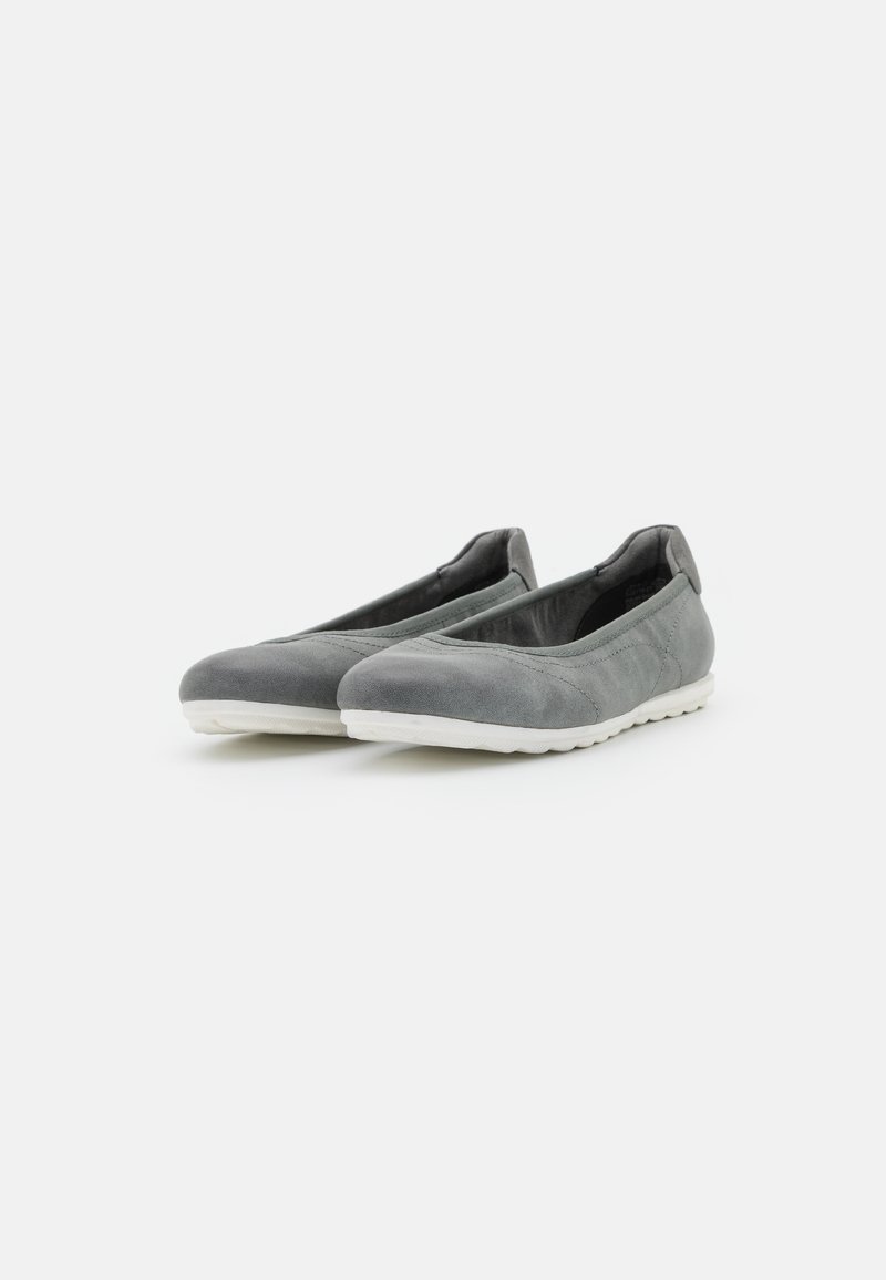 Damen Klassische Ballerinas | s.Oliver Klassischer Ballerina grey/grau - RR59622 Damen Klassische Ballerinas | s.Oliver Klassischer Ballerina grey/grau - RR59622