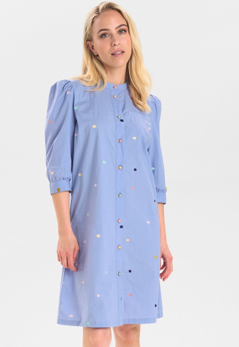 Robe Courte Bel Air Modèle Roubi Bleu Gris - Taille 38/40 (2) - Occasion En Excellent état