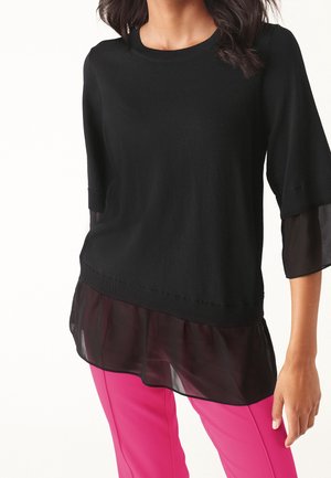 Strickpullover - black