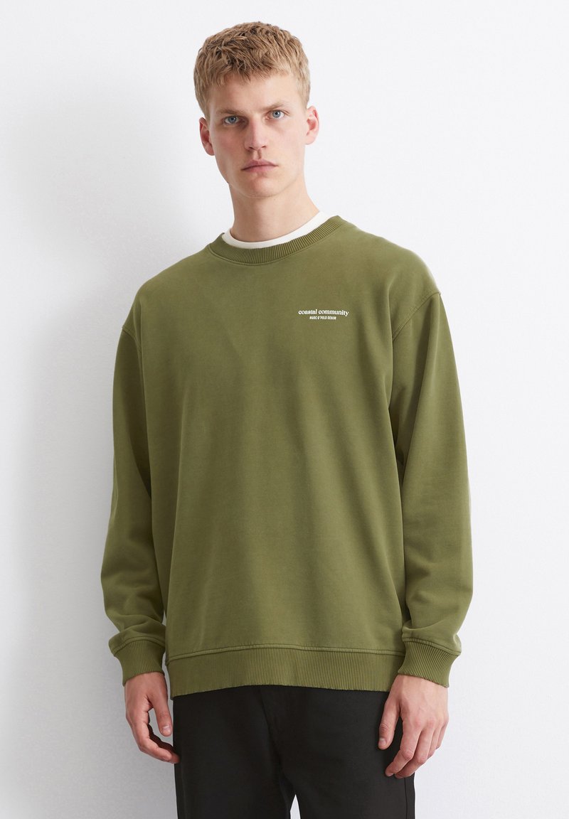 Marc O'Polo DENIM RELAXED AUS REINER - Sweatshirt - capulet olive