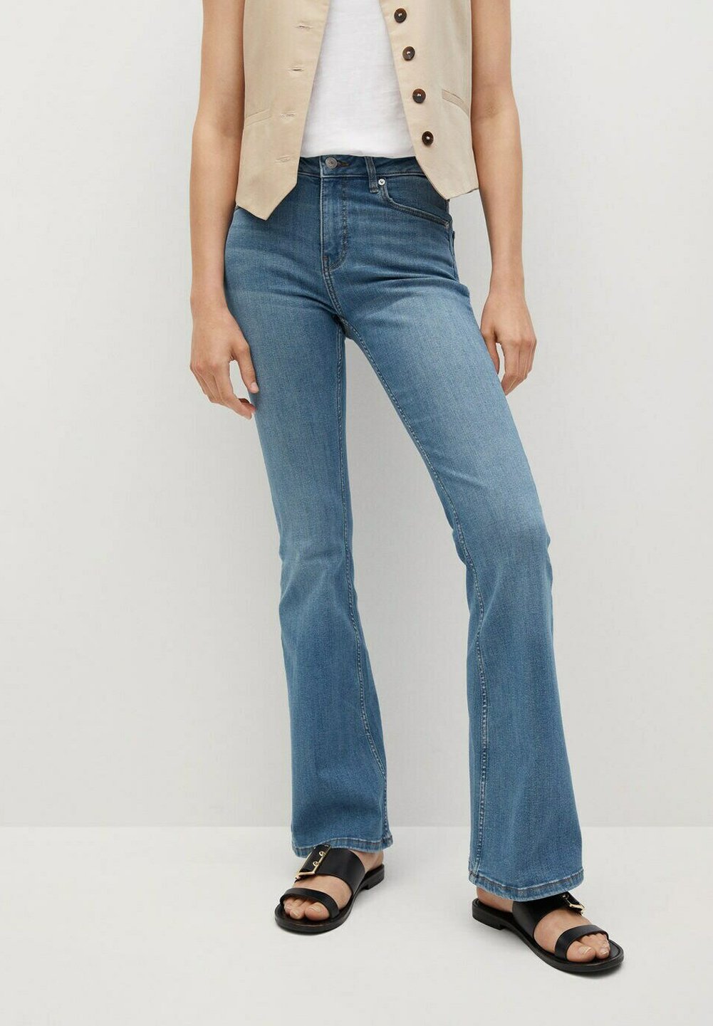Mango Jeans a zampa - medium blue/blu - Zalando.it