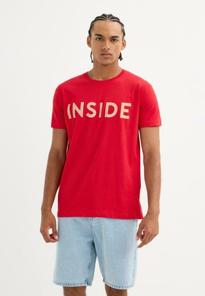 LOGO  - Camiseta estampada - rojo
