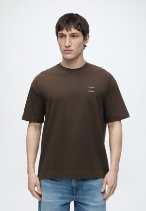 Samsøe Samsøe, JOEL T-SHIRT  - T-shirt basic - turkish coffee