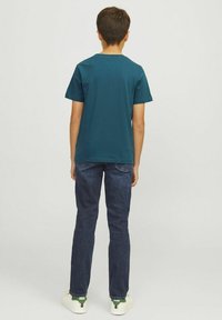 Jack & Jones Junior JJELOGO TEE O-NECK JNR - Marškinėliai su spaudiniu - deep teal