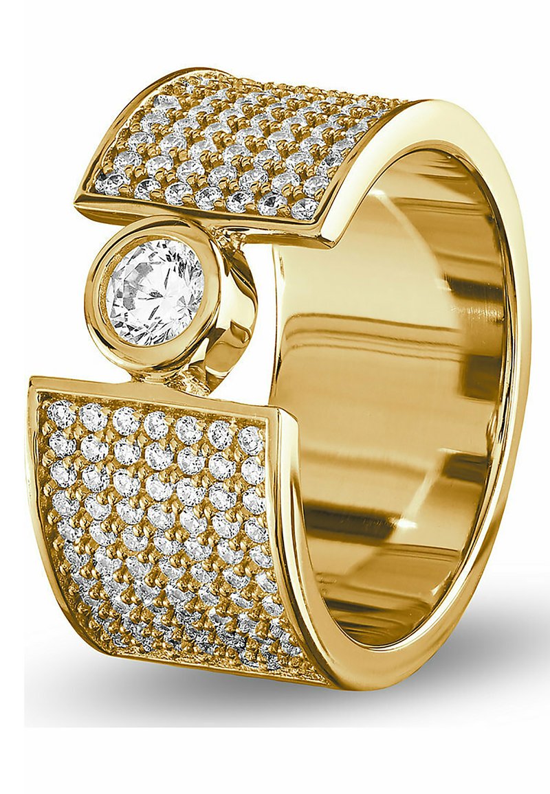 JETTE ZIRKONIA - Armband - gelbgoldfarben