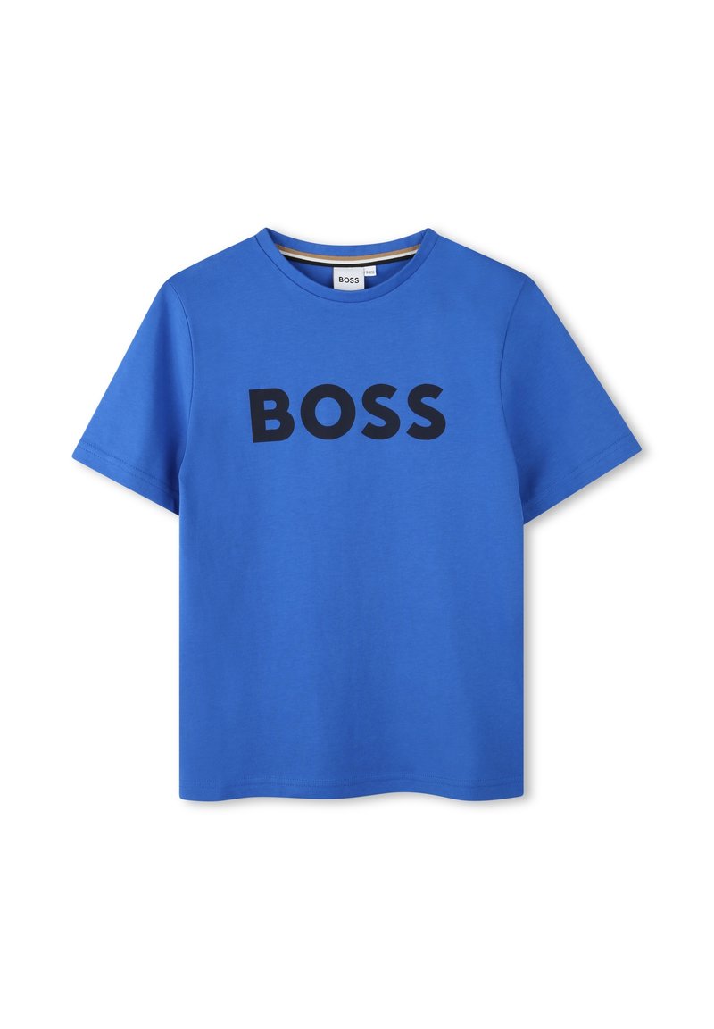 BOSS Kidswear T-shirt print blauw BOSS Kidswear T-shirt print blauw