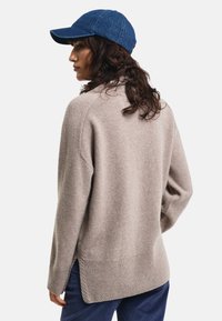 GANT DETAIL ROLLNECK - Pullover - warm grey