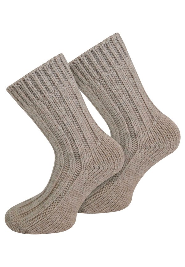 KNIT ALPACAS 2 PACK - Socken - beige