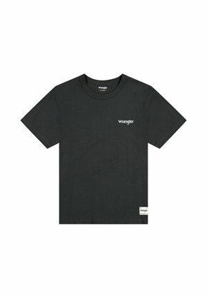 Wrangler T-Shirt print - faded_black