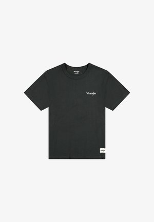 Wrangler T-shirt med print - faded_black