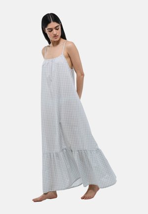 FINES BRETELLES RAYÉE - Chemise de nuit / Nuisette - celeste