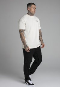 SIKSILK SCRIPT  - Nyomott mintás póló - ecru
