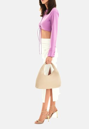 MEGAN - High heeled sandals - beige