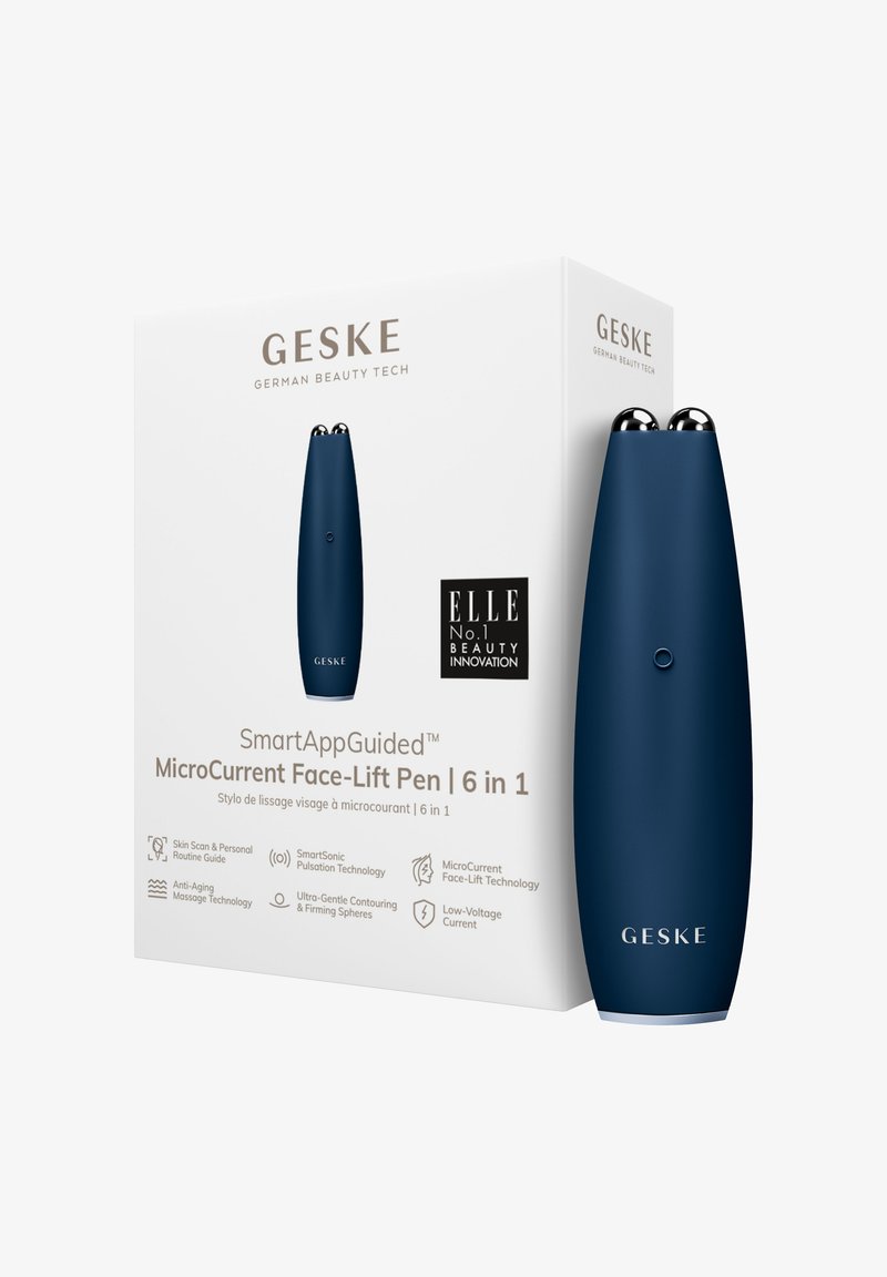 GESKE - MICROCURRENT FACE-LIFT PEN | 6 IN 1 - Ansiktsvård - tillbehör - midnight, Förstora