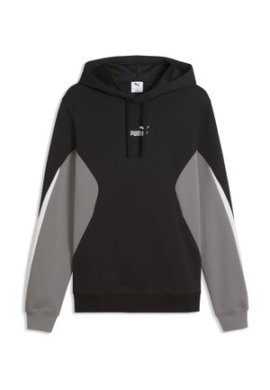 ESSENTIALS COLOURBLOCK  - Sweat à capuche - black