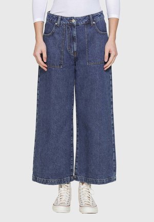Carrera Jeans, Wide Leg - medium blue wash stone wash