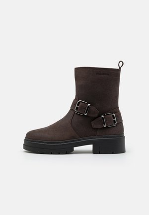 Bullboxer Bottines de cowboy / motard - dark brown