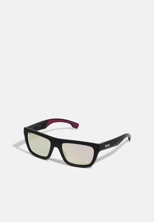 BOSS WORLD CUP UNISEX - Occhiali da sole - matte black/burgundy