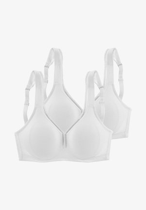 LASCANA, 2 PACK - T-shirt bra - weiß/ weiß