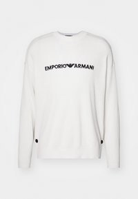 Emporio Armani Jumper - snow white/off-white - Zalando