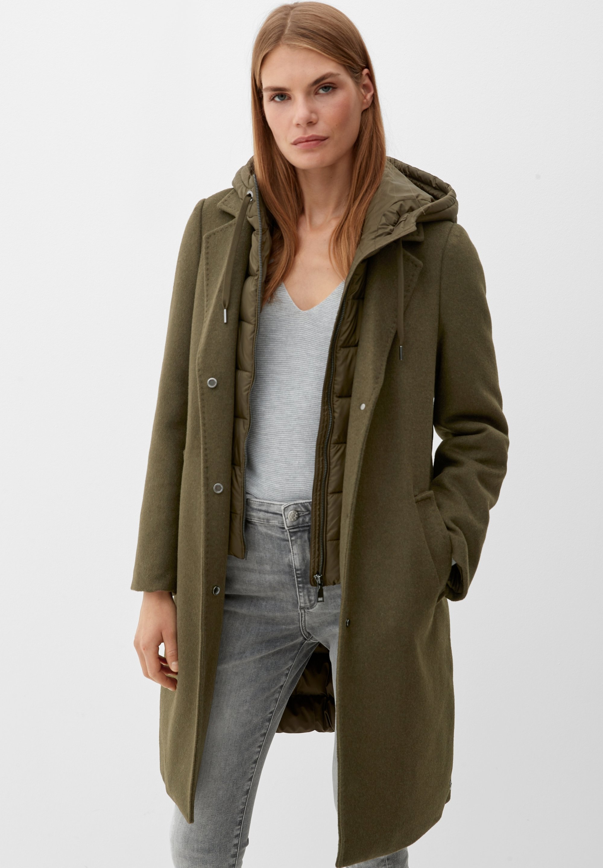 s.Oliver Wintermantel - khaki oliv/khaki - Zalando.de