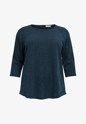 ONLY Carmakoma, T-shirt à manches longues - dark-blue denim