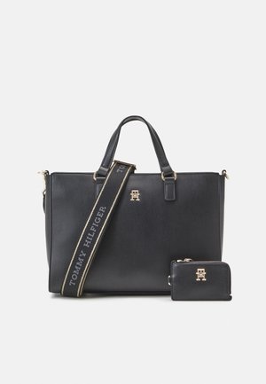 Tommy Hilfiger SATCHEL SET - Ručna torba - black