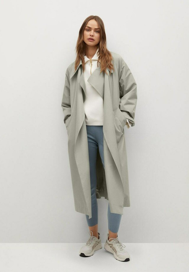 Wollmantel/klassischer Mantel - vert pastel