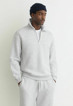 KURWIN BLEND HEAVYWEIGHT - Športni pulover - grey melange