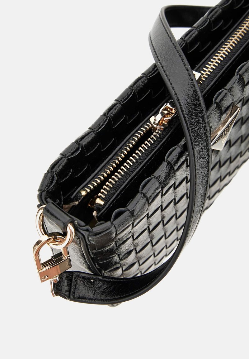 Sac à épaule Guess Twiller Mini Top Zip - Noir, Polyester, Neuf Avec étiquettes