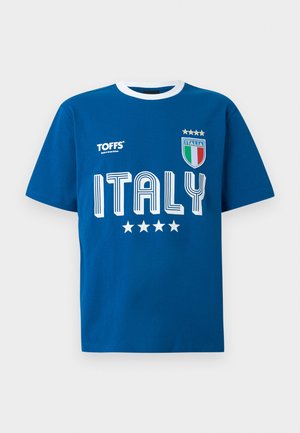Only & Sons, ONSWORLDCUP TEE - Nyomott mintás póló - snorkel blue