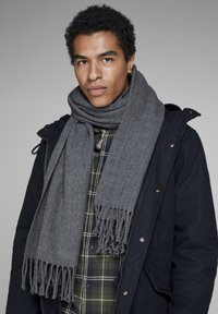 Jack & Jones JACSOLID SCARF - Sjaal - grey melange
