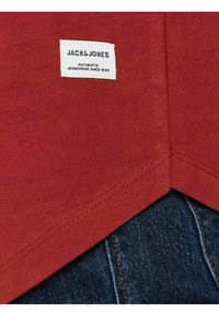 Jack & Jones JJENOA TEE CREW NECK - T-Shirt basic - red dahlia