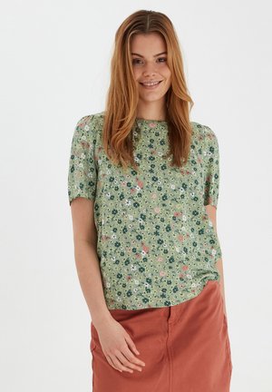 BYMMJOELLA ONECK BLOUS - Bluse - oil green mix