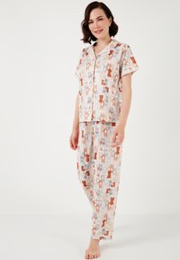 LELA REGULAR FIT - Pižamos komplektas - beige