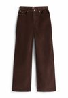 CLAIRE WIDE - Jeans baggy - rich brown