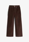 CLAIRE WIDE - Pantaloni - rich brown