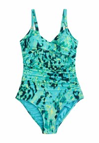 Unselected, lime aqua blue animal