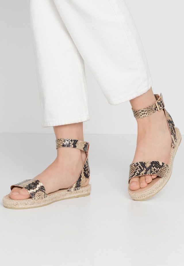Espadrillas - brown
