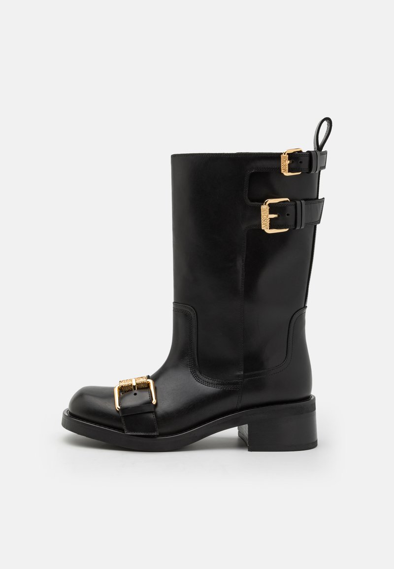 MOSCHINO STIVALE DONNA - Botas camperas - nero