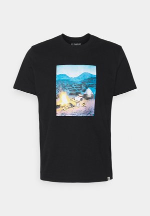 PEANUTS ADVENTURE - T-shirts med print - flint black