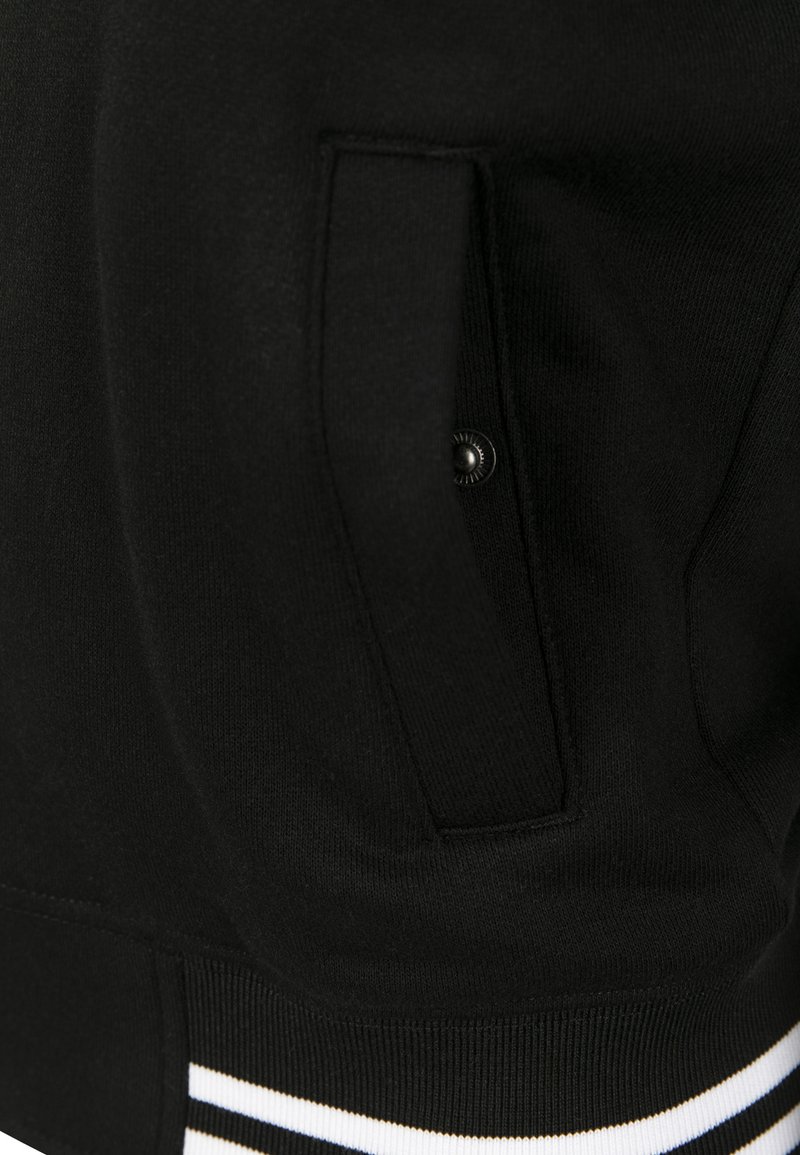 Kinder Jacken | Urban Classics Bomberjacke black/white/schwarz - DT75536 Kinder Jacken | Urban Classics Bomberjacke black/white/schwarz - DT75536