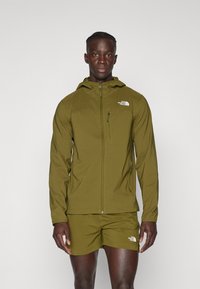 The North Face NIMBLE HOODIE - Chaqueta softshell - forest olive