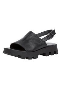 s.Oliver Platform sandals - black