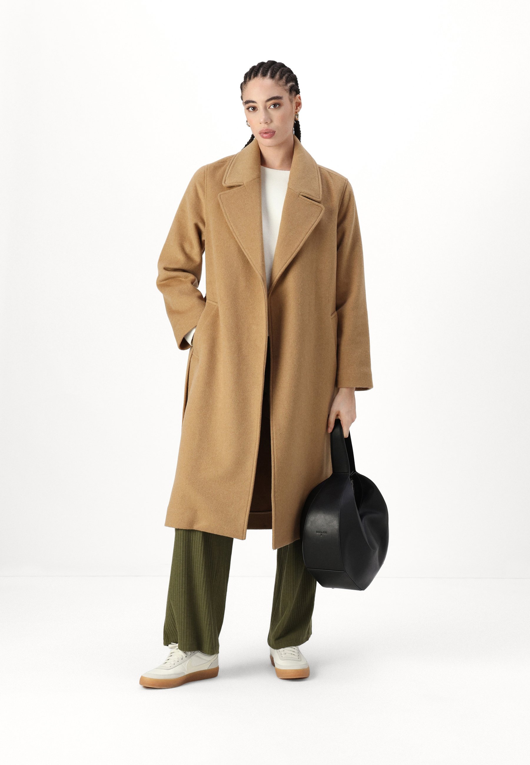 Abercrombie & Fitch Classic coat - camel/brown - Zalando.co.uk