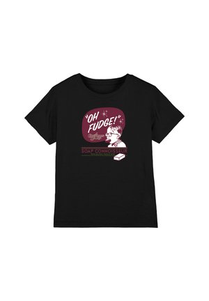 Cotton Soul, A CHRISTMAS STORY/OH FUDGE SOAP CONNOISSEUR UNISEX - Print T-shirt - black